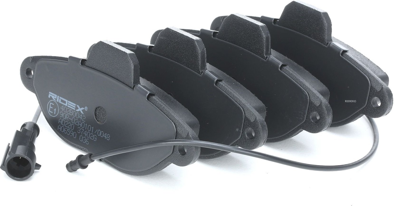 RIDEX Bremsbelagsatz Vorderachse 402B0042 Bremsbeläge,Bremsklötze FORD,FIAT,LANCIA,KA (RU8),PANDA (169),500 (312),PUNTO ...