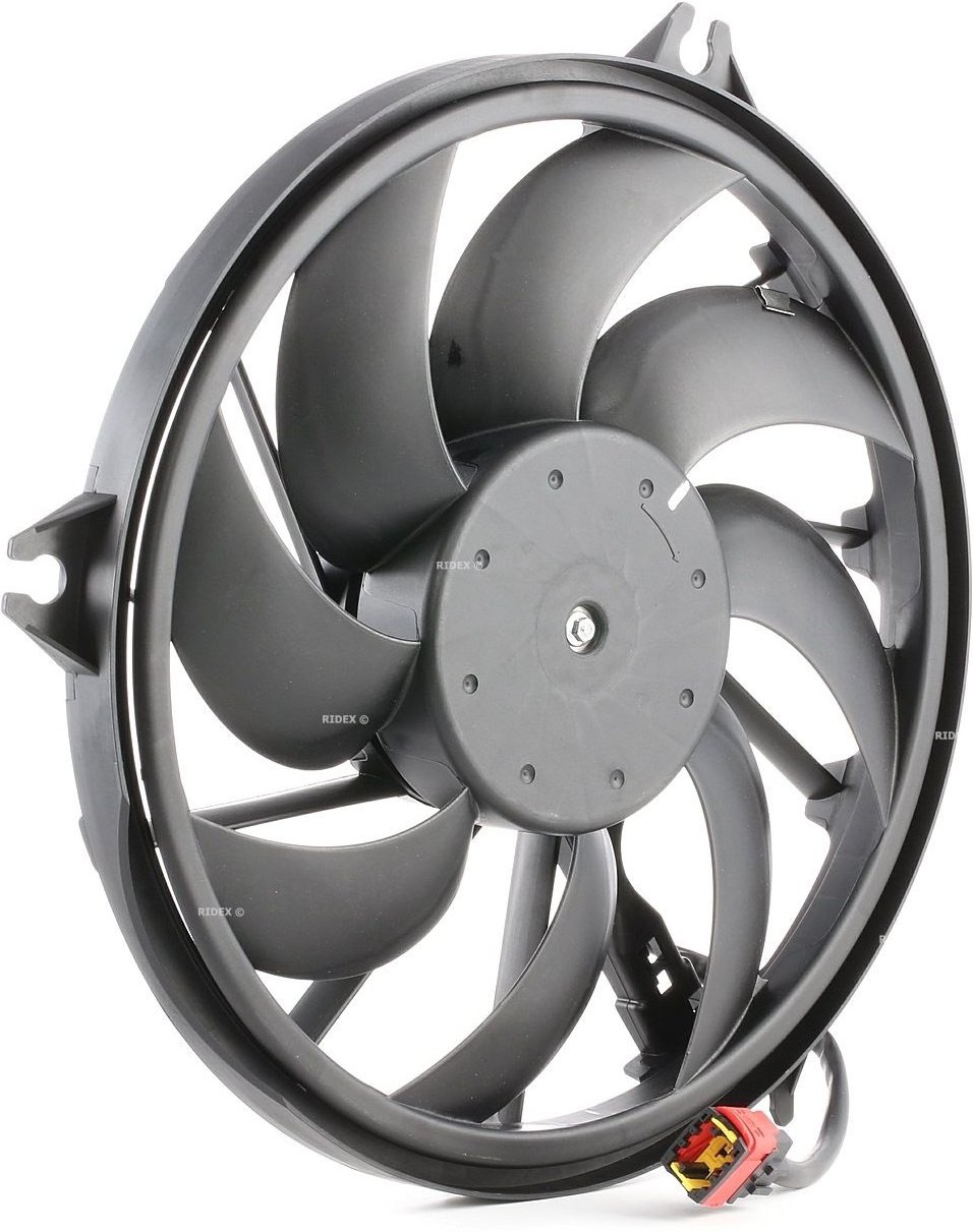 RIDEX Lüfter 508R0008 Elektrolüfter,Hochleistungslüfter PEUGEOT,206 Schrägheck (2A/C),206 CC (2D),206+ Schrägheck (2L_, ...