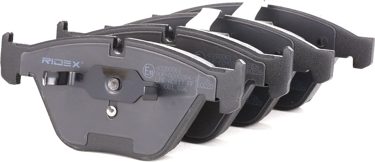 RIDEX Bremsbelagsatz Vorderachse 402B0061 Bremsbeläge,Bremsklötze BMW,3 Touring (E91),3 Limousine (E90),5 Limousine (E60...