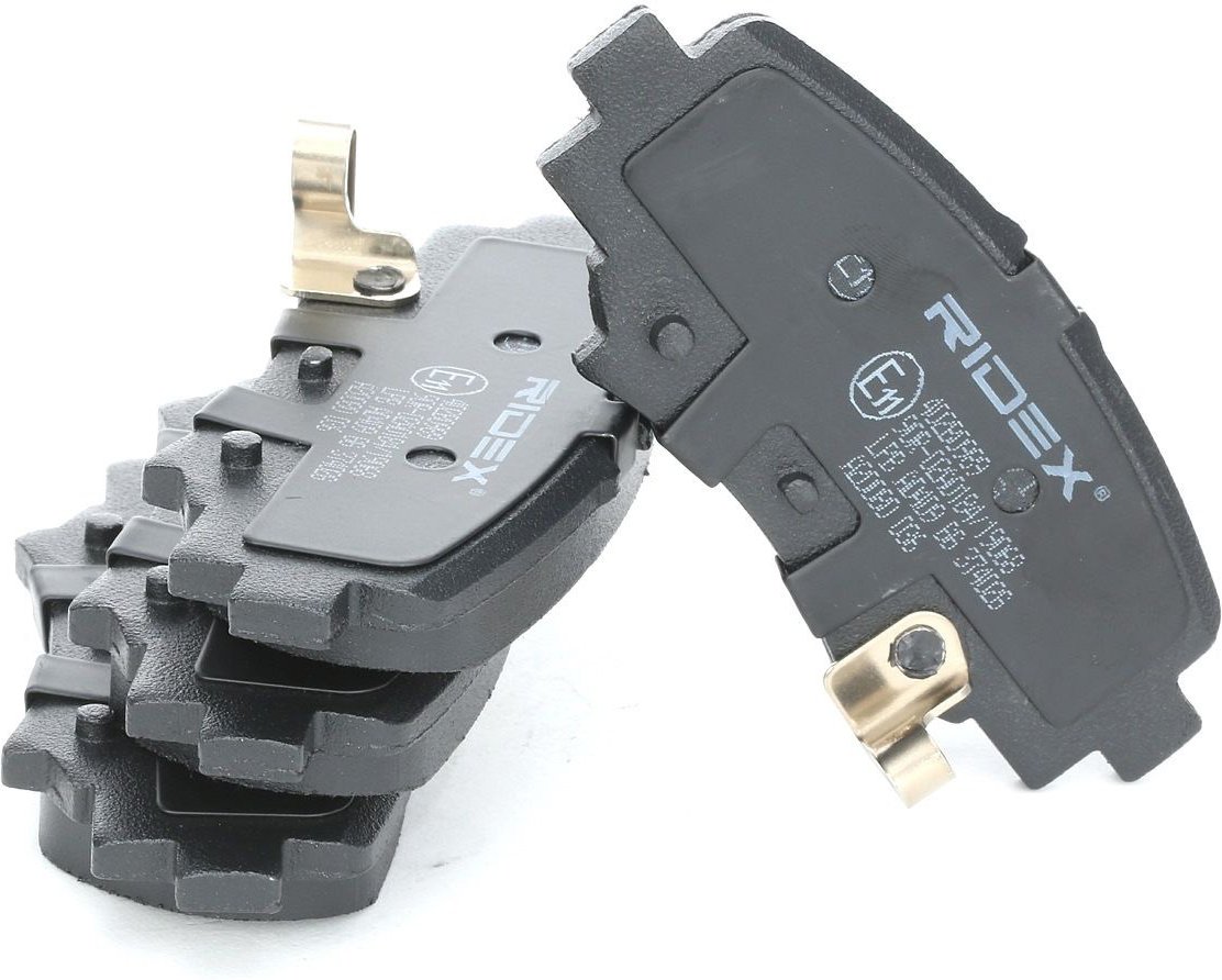 RIDEX Bremsbelagsatz Hinterachse 402B0989 Bremsbeläge,Bremsklötze MAZDA,3 Schrägheck (BM, BN),3 Limousine (BM, BN),3 Kas...