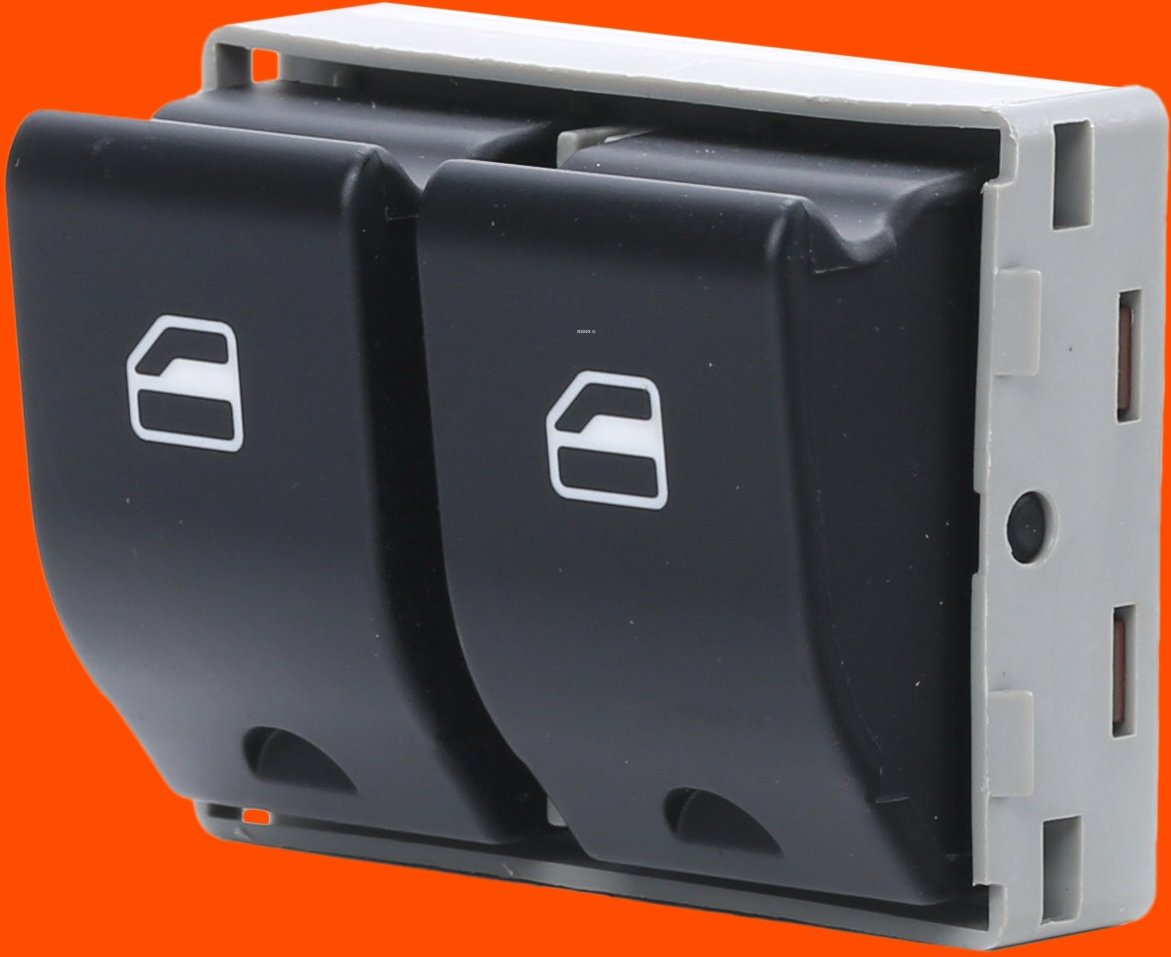 RIDEX Schalter, Fensterheber 1761S0016 VW,SEAT,POLO (9N_),Polo Limousine (9A4, 9A2, 9N2, 9A6),Ibiza III Schrägheck (6L)...