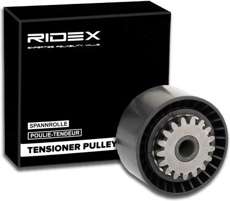 RIDEX Riemenspanner 60mm 541V0025 Spannelement,Spannarm RENAULT,Clio III Schrägheck (BR0/1, CR0/1),TWINGO II (CN0_),Clio...