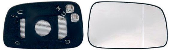 ALKAR Außenspiegelglas rechts 6432265 Spiegelglas,Spiegelglas, Außenspiegel TOYOTA,AVENSIS Kombi (T25),COROLLA (ZZE12_, ...