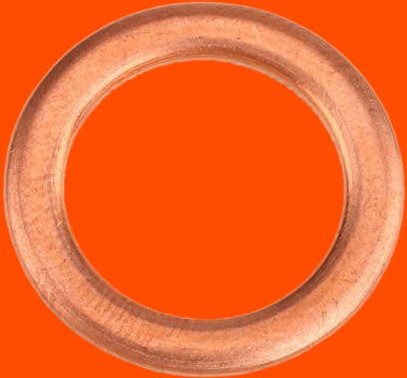 ELRING Dichtring Ölablaßschraube Kupfer 394.290 FORD,VOLVO,MONDEO IV Turnier (BA7),Focus II Schrägheck (DA_, HCP, DP),F...
