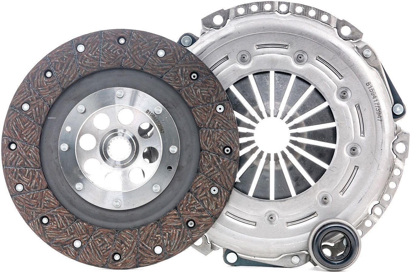 RIDEX Kupplungssatz mit Kupplungsdruckplatte 479C0068 OPEL,PEUGEOT,CITROËN,Crossland X (P17),206 Schrägheck (2A/C),206 ...