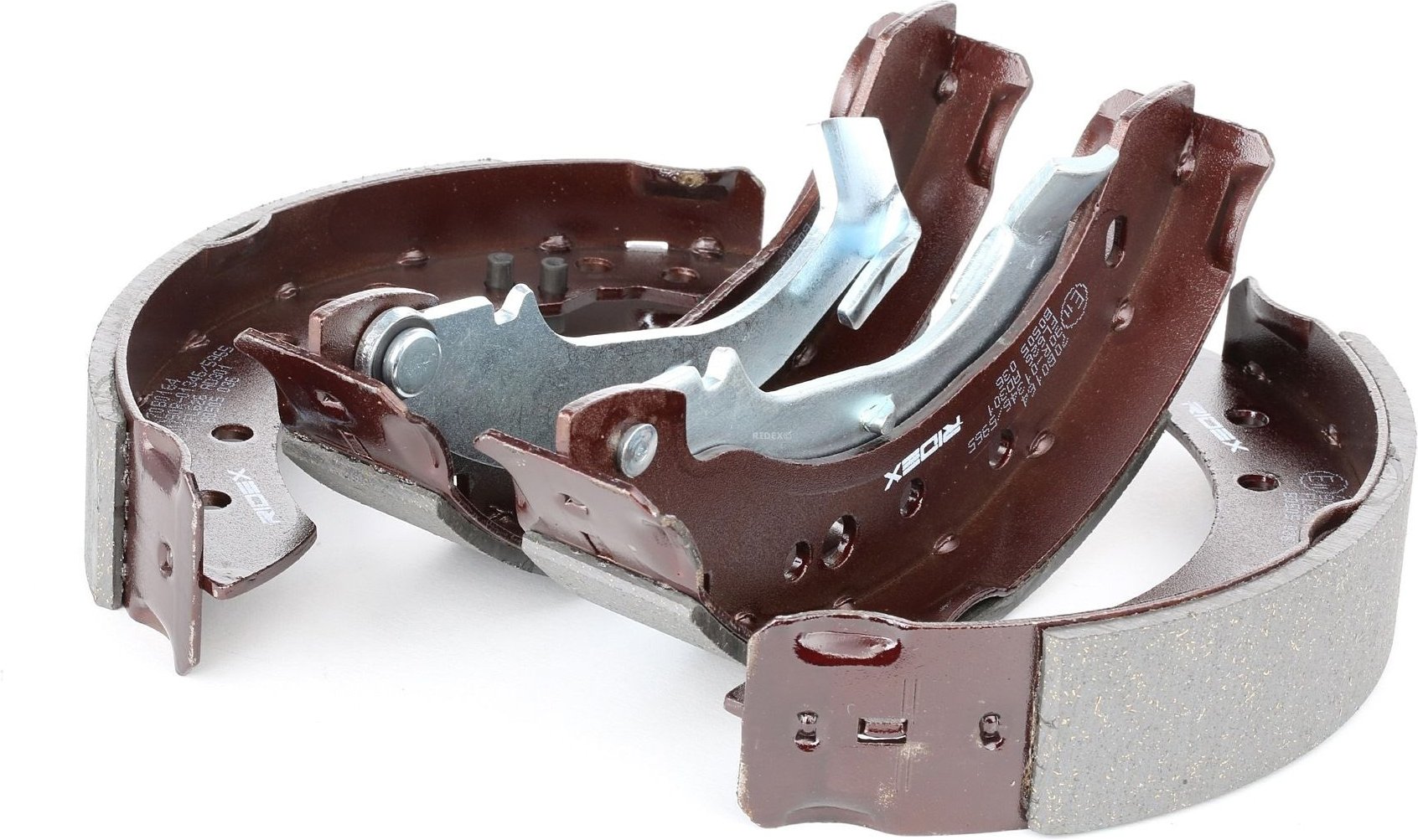 RIDEX Bremsbacken Hinterachse 70B0164 Trommelbremsbacken,Bremsbackensatz RENAULT,PEUGEOT,CITROËN,CLIO IV Kasten,1007 (KM...