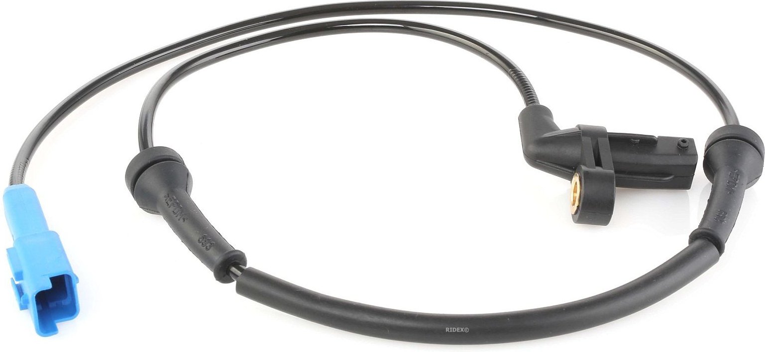 RIDEX ABS Sensor Vorderachse beidseitig 412W0134 Drehzahlsensor,Raddrehzahl Sensor PEUGEOT,206 Schrägheck (2A/C),206 CC ...