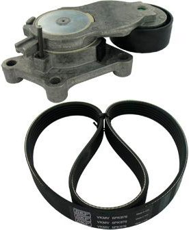 SKF Keilrippenriemensatz VKMA 33165 FORD,PEUGEOT,CITROËN,Fiesta Mk6 Schrägheck (JA8, JR8),Focus II Schrägheck (DA_, HCP...
