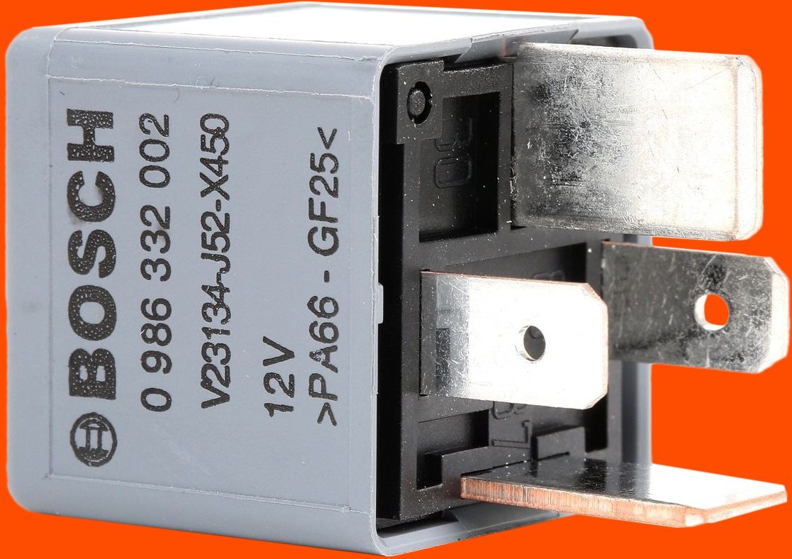 BOSCH Relais 0 986 332 002 VW,AUDI,MERCEDES-BENZ,Golf IV Schrägheck (1J1),Golf V Schrägheck (1K1),Golf VII Schrägheck (...