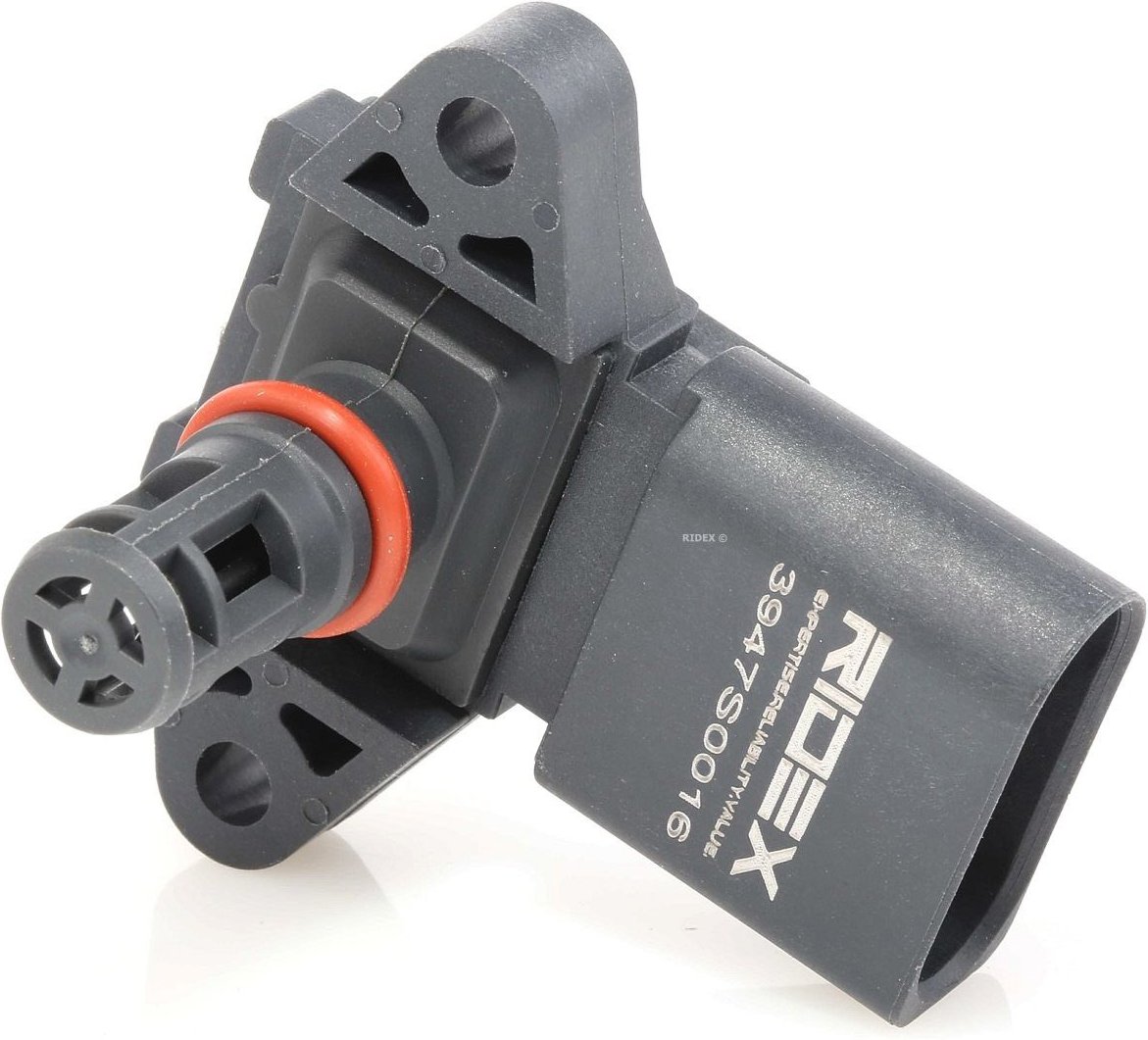 RIDEX Sensor, Saugrohrdruck mit integriertem Lufttemperatursensor 3947S0016 VW,AUDI,SKODA,Golf IV Schrägheck (1J1),POLO...
