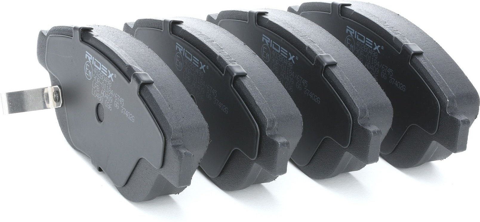 RIDEX Bremsbelagsatz Vorderachse 402B0498 Bremsbeläge,Bremsklötze OPEL,FIAT,VAUXHALL,Corsa D Schrägheck (S07),500L (351_...