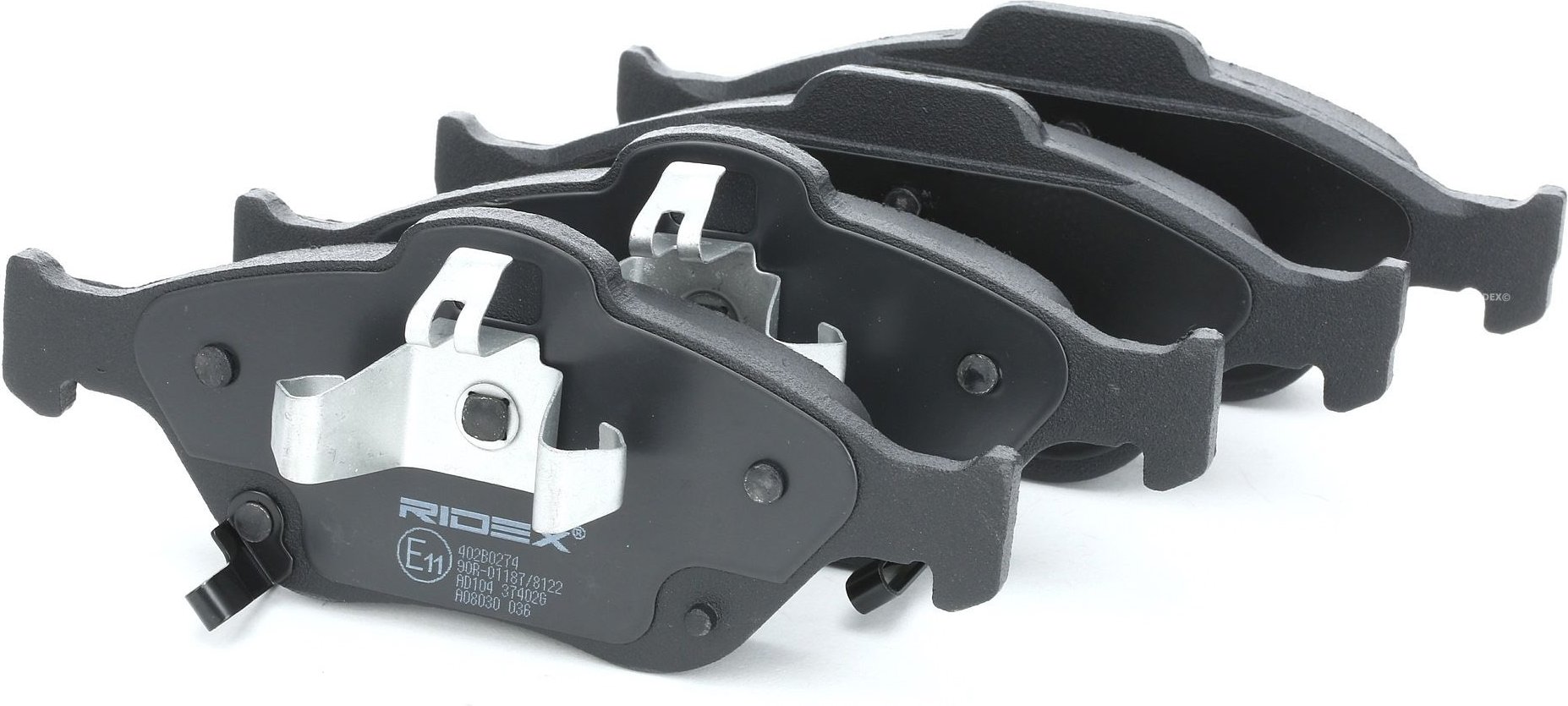 RIDEX Bremsbelagsatz Vorderachse 402B0274 Bremsbeläge,Bremsklötze TOYOTA,DAIHATSU,Yaris Schrägheck (_P9_),Yaris Schräghe...