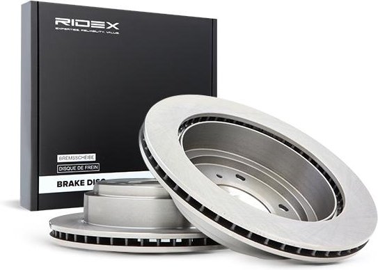 RIDEX Bremsscheibe Hinterachse 82B0441 Bremsscheiben,Scheibenbremsen MITSUBISHI,PAJERO IV (V8_W, V9_W),PAJERO III (V7_W,...