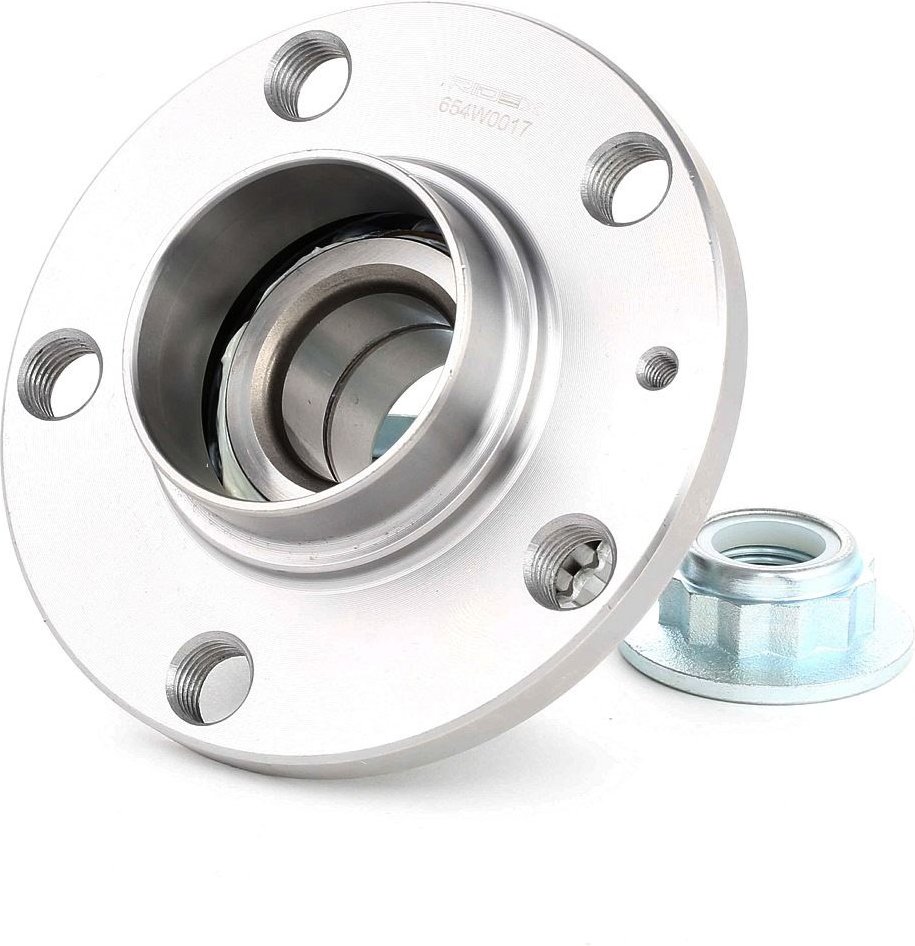 RIDEX Radlagersatz Hinterachse beidseitig 654W0017 Radlager,Radlager & Radlagersatz VW,AUDI,SKODA,Golf IV Schrägheck (1J...