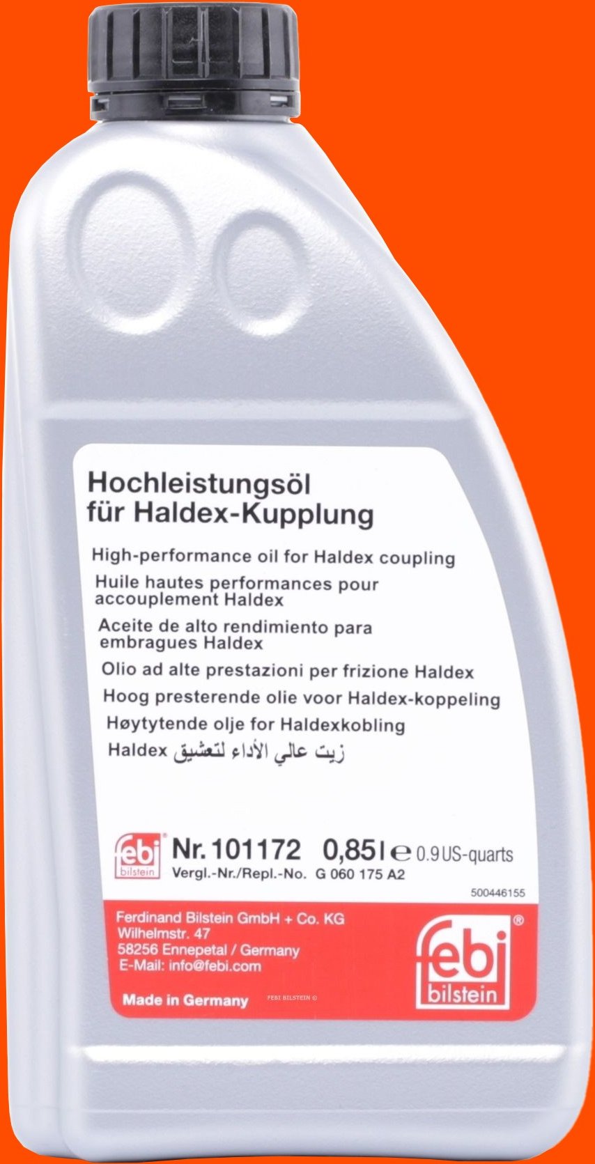 Thumbnail - FEBI BILSTEIN Haldexöl 0,85l 101172 Haldex Kupplung Öl,Haldex-Öl VW,AUDI,BMW,Golf VII Schrägheck (5G1, BQ1, BE1, BE2),Pa...