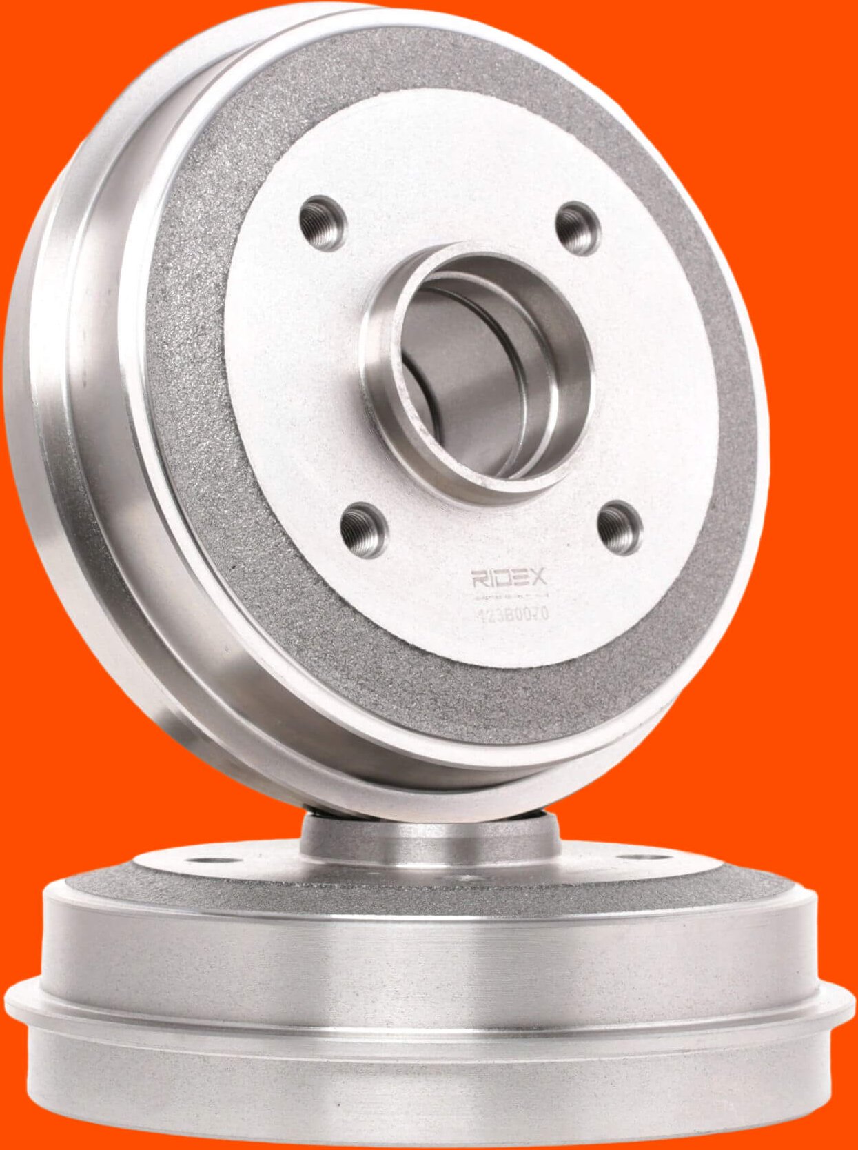 RIDEX Bremstrommel Hinterachse 123B0070 PEUGEOT,CITROËN,205 II (20A/C),205 I Cabriolet (741B, 20D),205 I (741A/C),309 I...