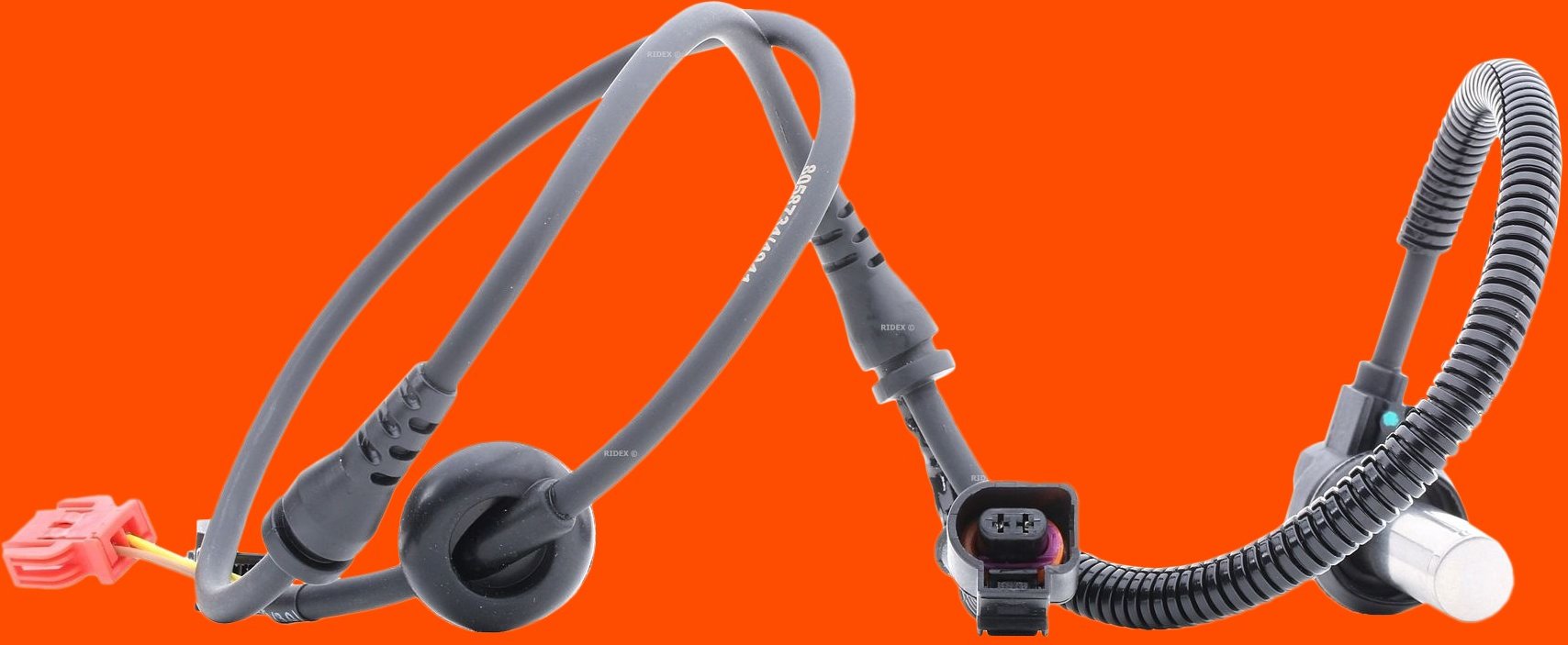 RIDEX ABS Sensor Vorderachse beidseitig 412W0005 Drehzahlsensor,Raddrehzahl Sensor VW,AUDI,SKODA,PASSAT Variant (3B6),PA...