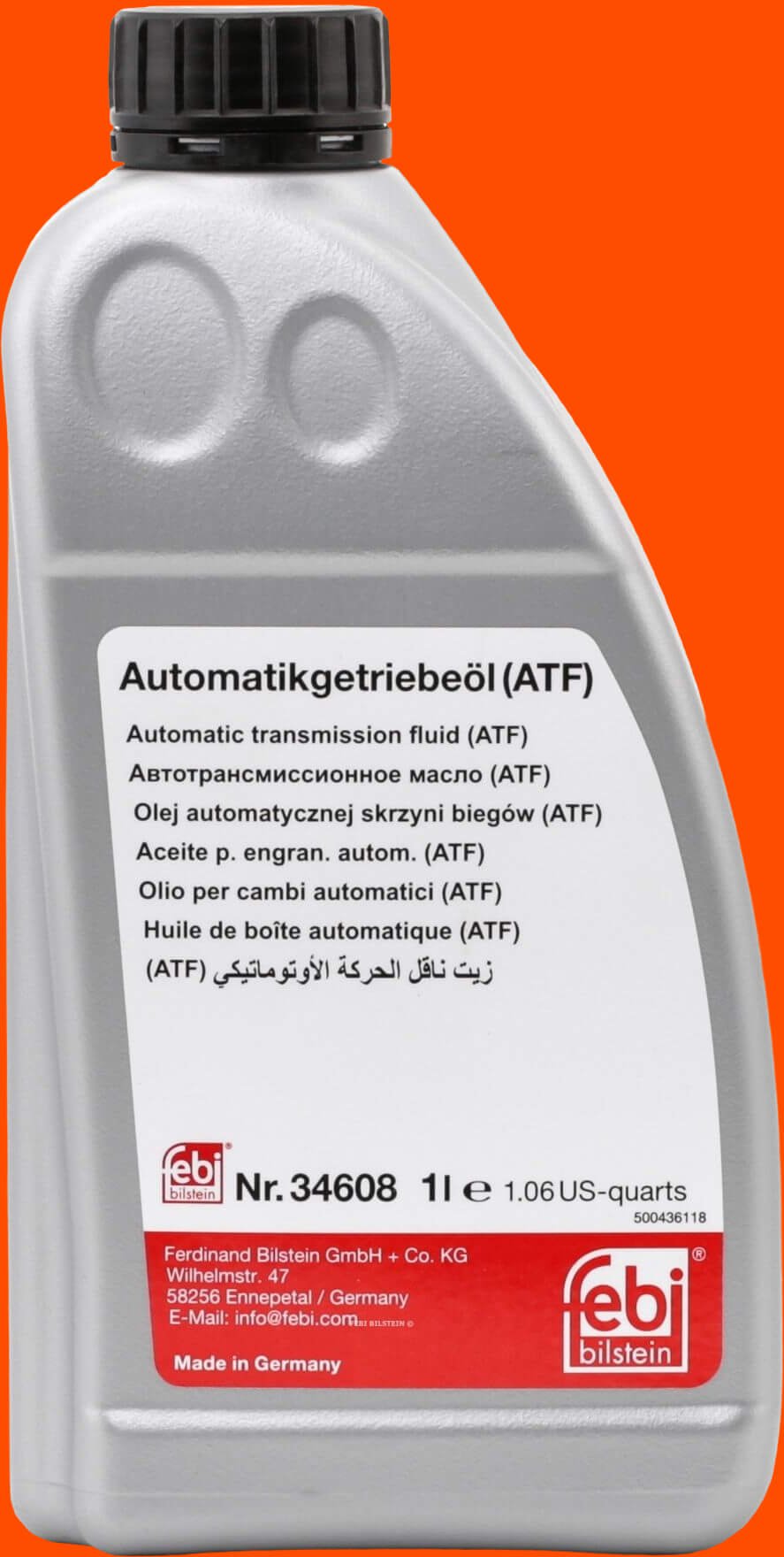 Thumbnail - FEBI BILSTEIN Automatikgetriebeöl ATF II 34608 VW,AUDI,BMW,Phaeton (3D1, 3D2, 3D3, 3D4, 3D6, 3D7, 3D8, 3D9),A6 Avant (4...