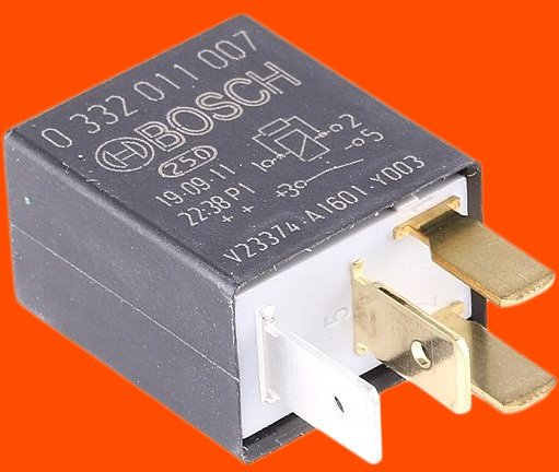 BOSCH Relais 0 332 011 007 VW,MERCEDES-BENZ,OPEL,Transporter V Pritsche / Fahrgestell (7JD, 7JE, 7JL, 7JY, 7JZ, 7FD)
