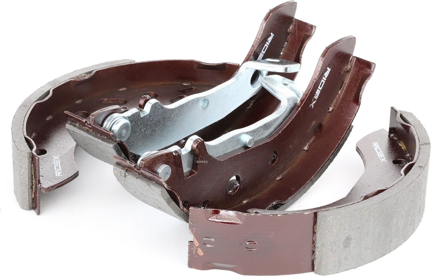 RIDEX Bremsbacken Hinterachse 70B0006 Trommelbremsbacken,Bremsbackensatz FORD,MAZDA,Fiesta Mk4 Schrägheck (JAS, JBS),KA ...