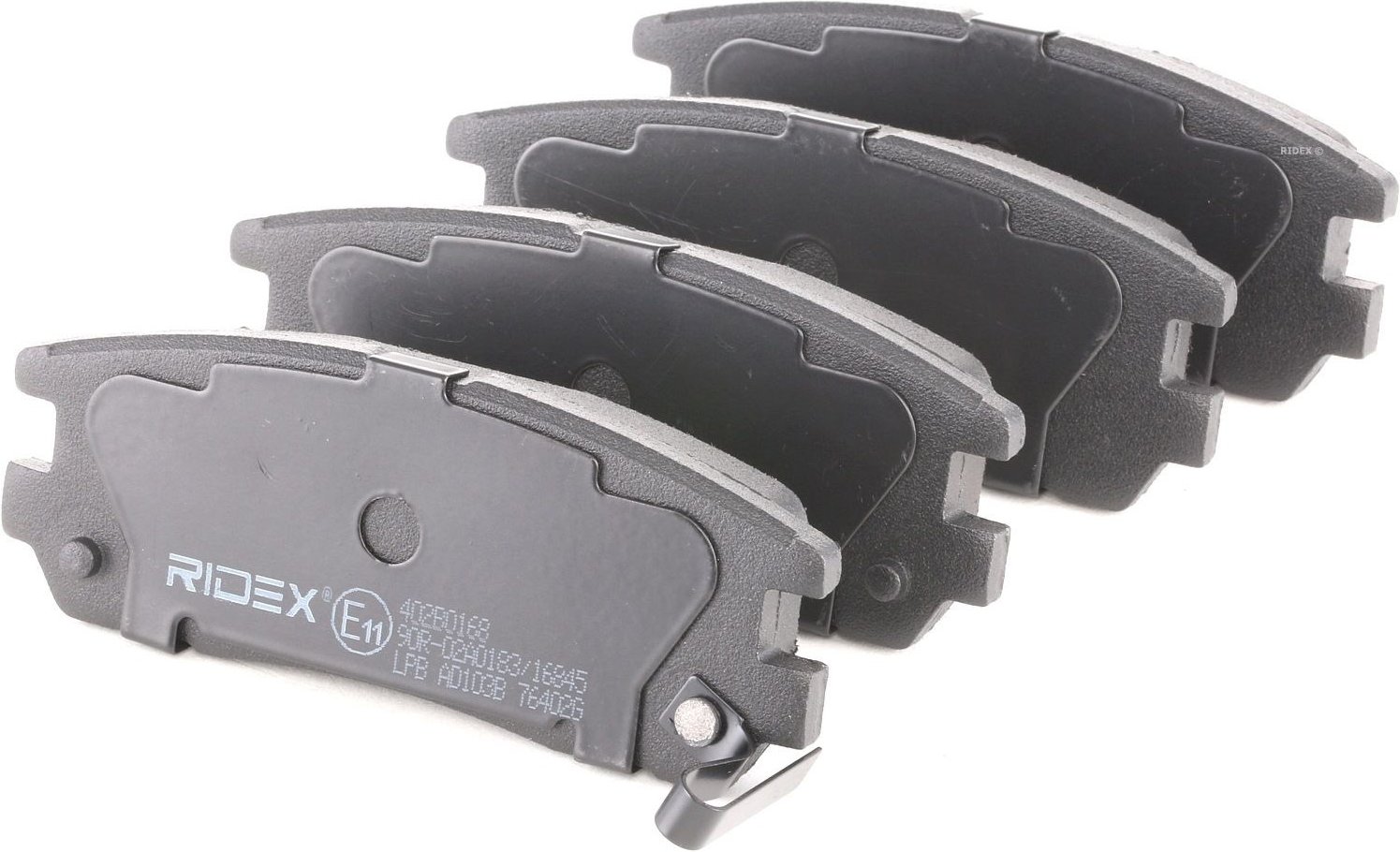 RIDEX Bremsbelagsatz Hinterachse 402B0168 Bremsbeläge,Bremsklötze OPEL,HONDA,ISUZU,Frontera B SUV (U99),Frontera A Sport...