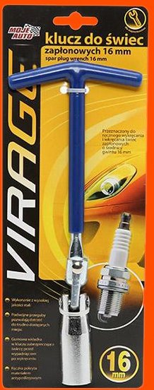VIRAGE Zündkerzenschlüssel Chrom-Vanadium-Stahl 96-015