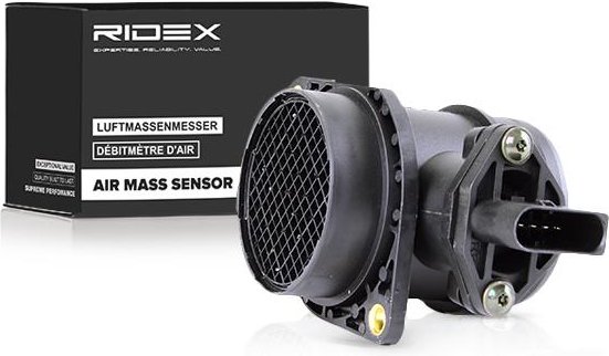 RIDEX Luftmassenmesser mit Gehäuse 3926A0022 LMM,Luftmengenmesser VW,AUDI,SKODA,Golf IV Schrägheck (1J1),Golf IV Variant...