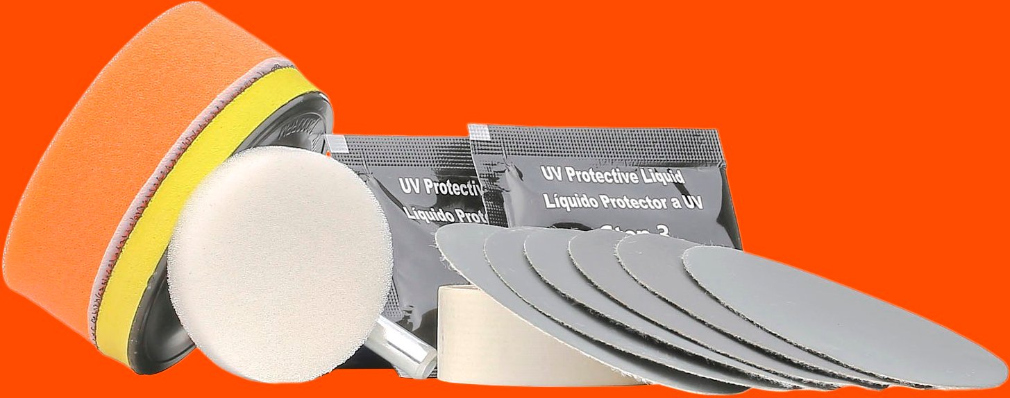 SEALEY Aufbereitungs-Set, Scheinwerfer 15 HRK01