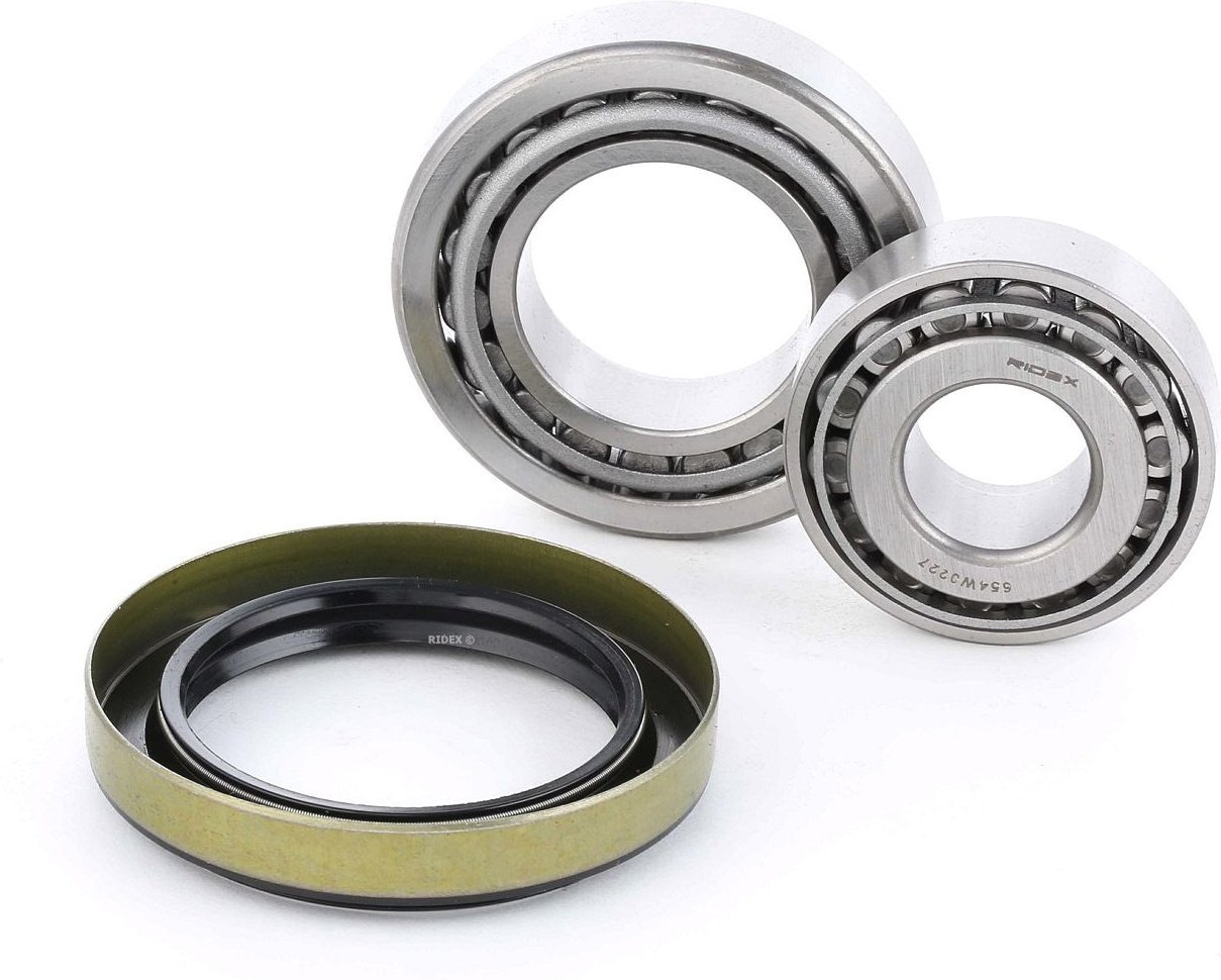RIDEX Radlagersatz Vorderachse beidseitig 654W0227 Radlager,Radlager & Radlagersatz MERCEDES-BENZ,Stufenheck (W123),S-Kl...