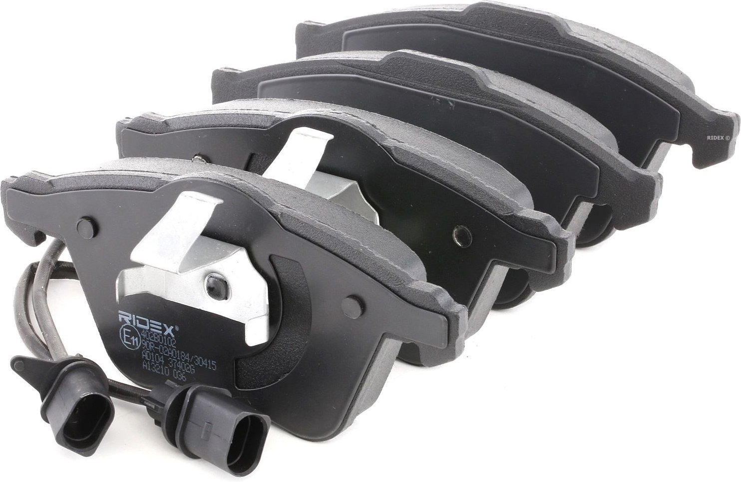 RIDEX Bremsbelagsatz Vorderachse 402B0102 Bremsbeläge,Bremsklötze AUDI,SEAT,A6 Avant (4F5, C6),A4 Avant (8ED, B7),A4 Ava...