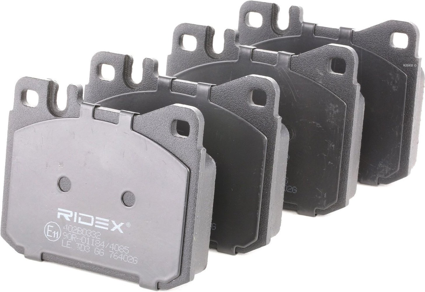 RIDEX Bremsbelagsatz Vorderachse 402B0332 Bremsbeläge,Bremsklötze VW,MERCEDES-BENZ,LT 28-35 I Kastenwagen (281-363),LT 2...