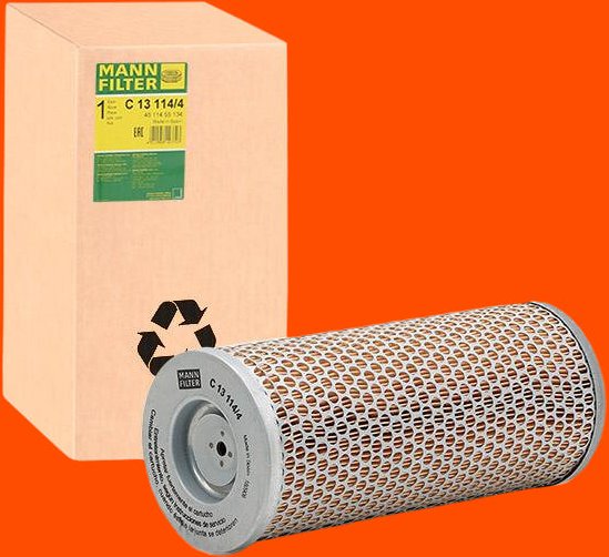Thumbnail - MANN-FILTER Luftfilter Filtereinsatz C 13 114/4 Motorluftfilter,Filter für Luft VW,MERCEDES-BENZ,TOYOTA,LT 28-35 I Kaste...