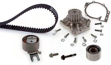 GATES Wasserpumpe + Zahnriemensatz mit Wasserpumpe KP15580XS Wasserpumpe + Zahnriemenkit VOLVO,V70 II (285),XC60 (156),V...