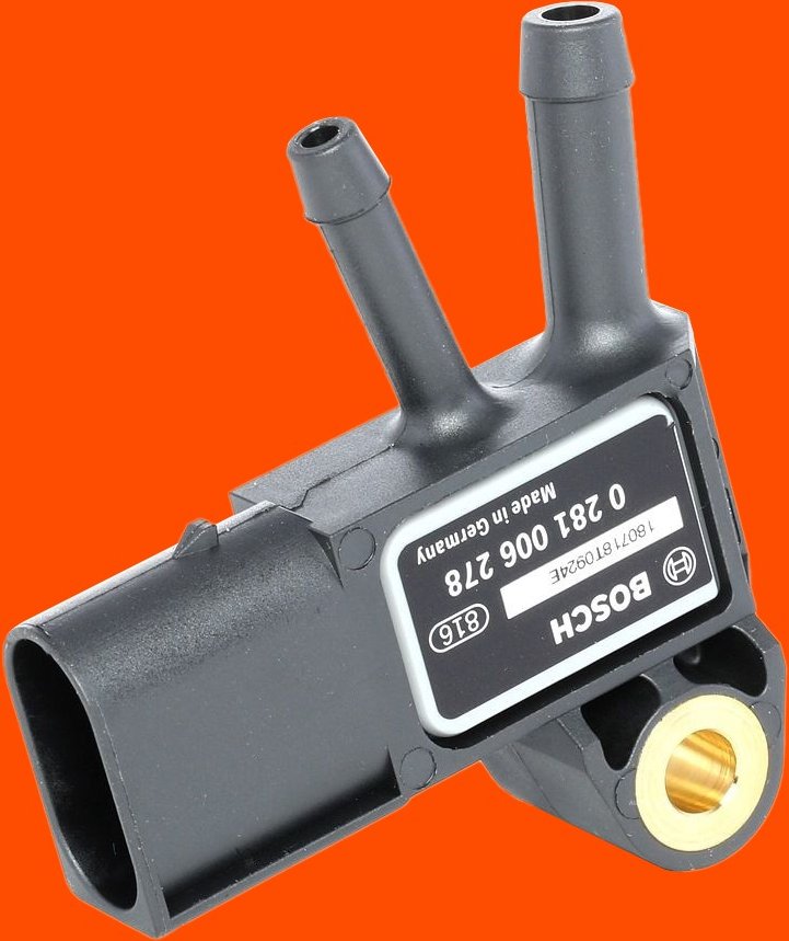 Thumbnail - BOSCH Sensor, Abgasdruck 0 281 006 278 MERCEDES-BENZ,SMART,JEEP,E-Klasse Limousine (W211),C-Klasse Limousine (W204),C-K...