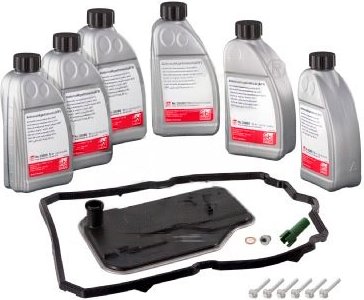 FEBI BILSTEIN Teilesatz, Ölwechsel-Automatikgetriebe febi Plus 6l 171785 MERCEDES-BENZ,E-Klasse Limousine (W211),C-Klas...