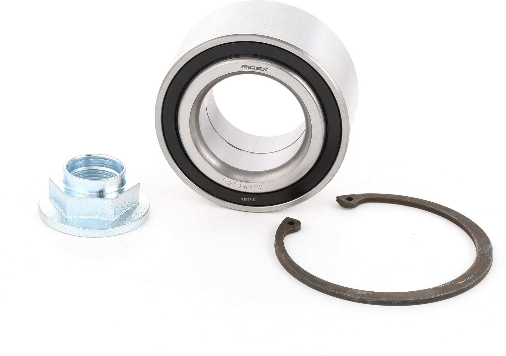 RIDEX Radlagersatz rechts 654W0206 Radlager,Radlager & Radlagersatz HONDA,ROVER,MG,CIVIC VII Hatchback (EU, EP, EV),CIVI...