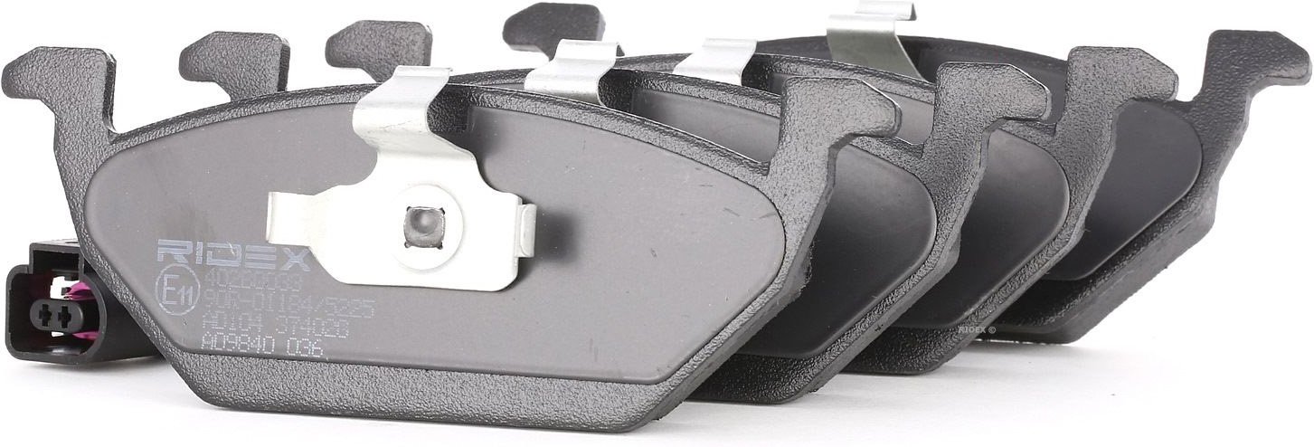 RIDEX Bremsbelagsatz Vorderachse 402B0033 Bremsbeläge,Bremsklötze VW,AUDI,SKODA,Golf IV Schrägheck (1J1),Golf V Schräghe...
