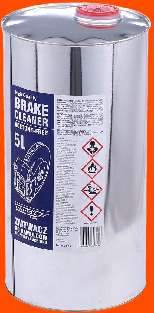 TOMEX brakes Bremsen/Kupplungs-Reiniger Inhalt: 5000ml BC-05