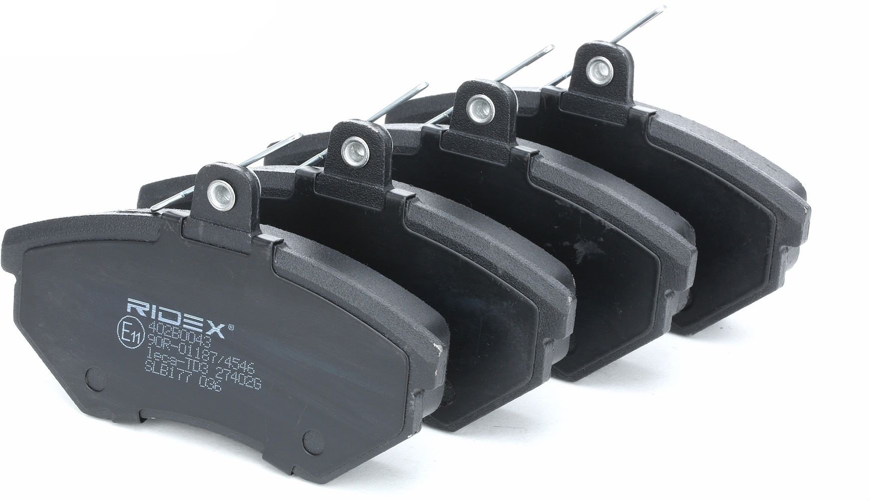 RIDEX Bremsbelagsatz Vorderachse 402B0043 Bremsbeläge,Bremsklötze VW,AUDI,SEAT,GOLF II (19E, 1G1),GOLF III (1H1),Golf II...