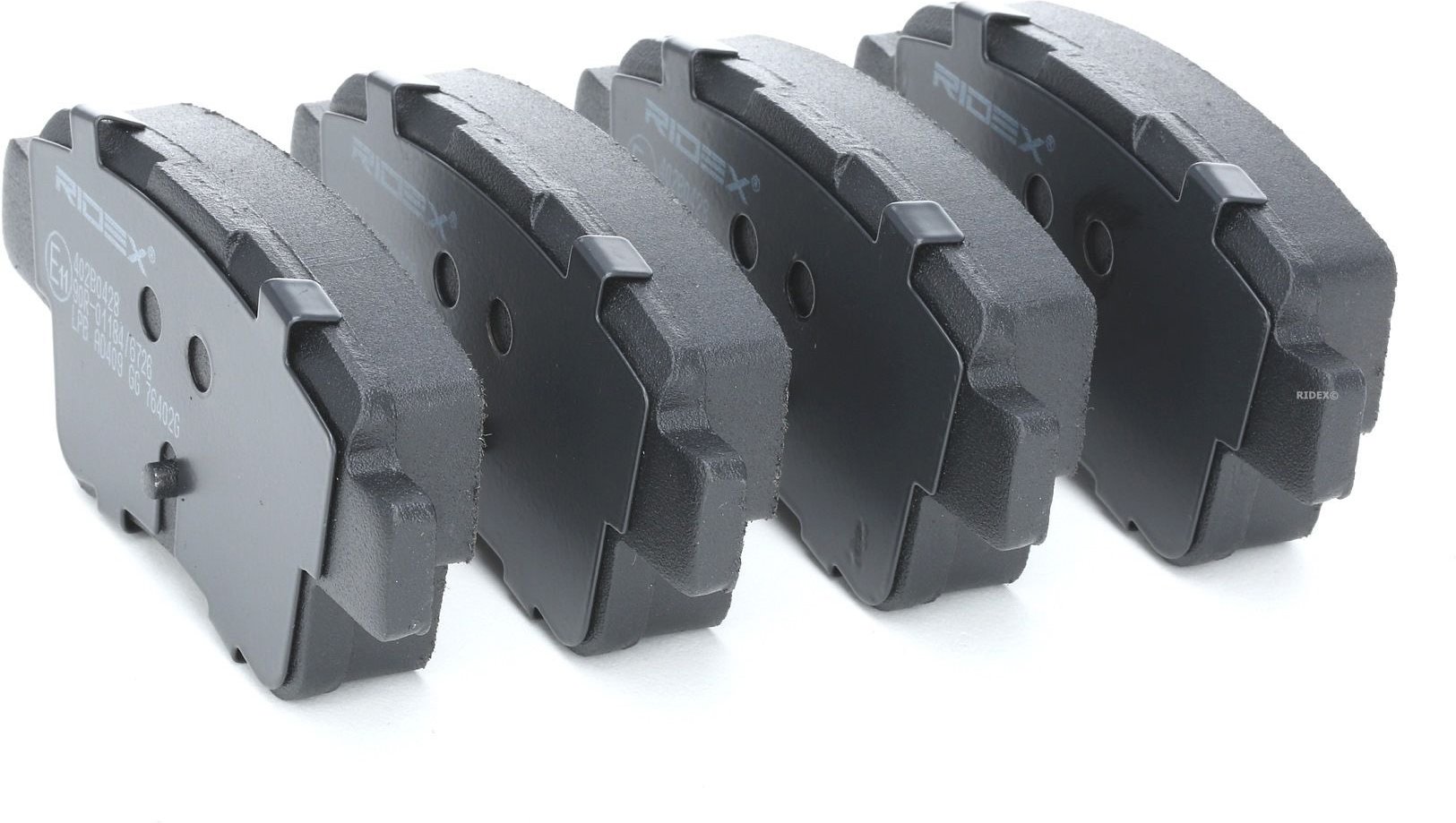 RIDEX Bremsbelagsatz Hinterachse 402B0428 Bremsbeläge,Bremsklötze OPEL,FIAT,ABARTH,Corsa D Schrägheck (S07),COMBO Kasten...