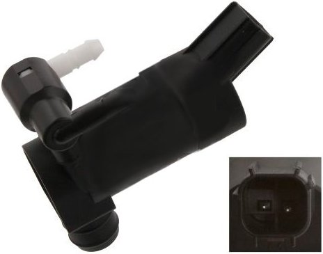 FEBI BILSTEIN Waschwasserpumpe 34863 Scheibenwaschpumpe,Wischwasserpumpe FORD,VOLVO,MONDEO IV Turnier (BA7),Focus II Sch...