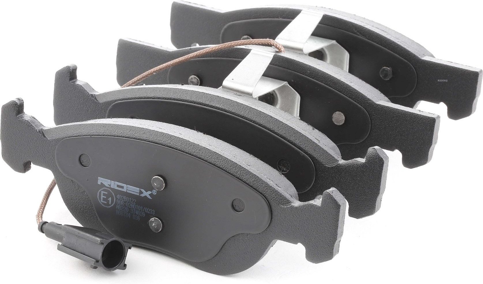 RIDEX Bremsbelagsatz Vorderachse 402B0122 Bremsbeläge,Bremsklötze FIAT,ALFA ROMEO,LANCIA,PUNTO (188),BARCHETTA (183),PUN...