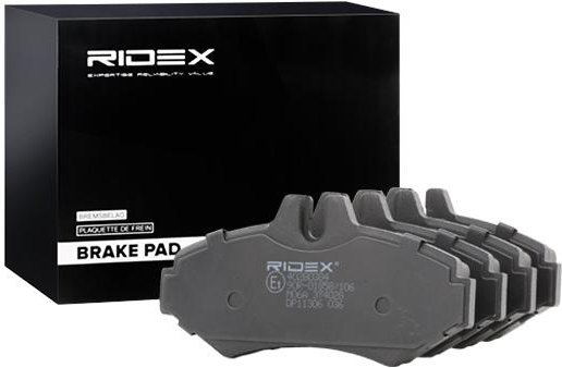 RIDEX Bremsbelagsatz Hinterachse 402B0384 Bremsbeläge,Bremsklötze VW,MERCEDES-BENZ,PUCH,LT 28-46 II Kastenwagen (2DA, 2D...