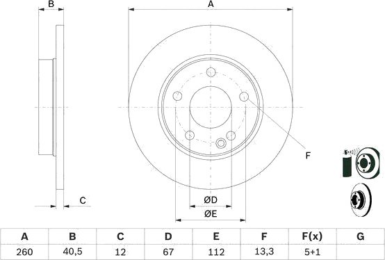 BOSCH Bremsscheibe voll 0 986 478 874 Bremsscheiben,Scheibenbremsen MERCEDES-BENZ,A-Klasse (W168)