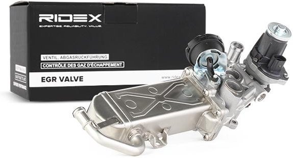 RIDEX AGR-Ventil mit AGR-Kühler 1145E0077 Abgasrückführungsventil,Abgasrückführung VW,AUDI,SKODA,Golf VII Schrägheck (5G...