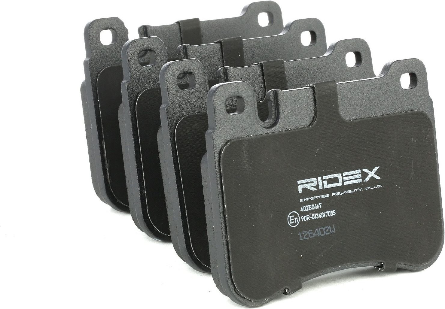 RIDEX Bremsbelagsatz Vorderachse 402B0467 Bremsbeläge,Bremsklötze MERCEDES-BENZ,C-Klasse Limousine (W203),C-Klasse T-mod...