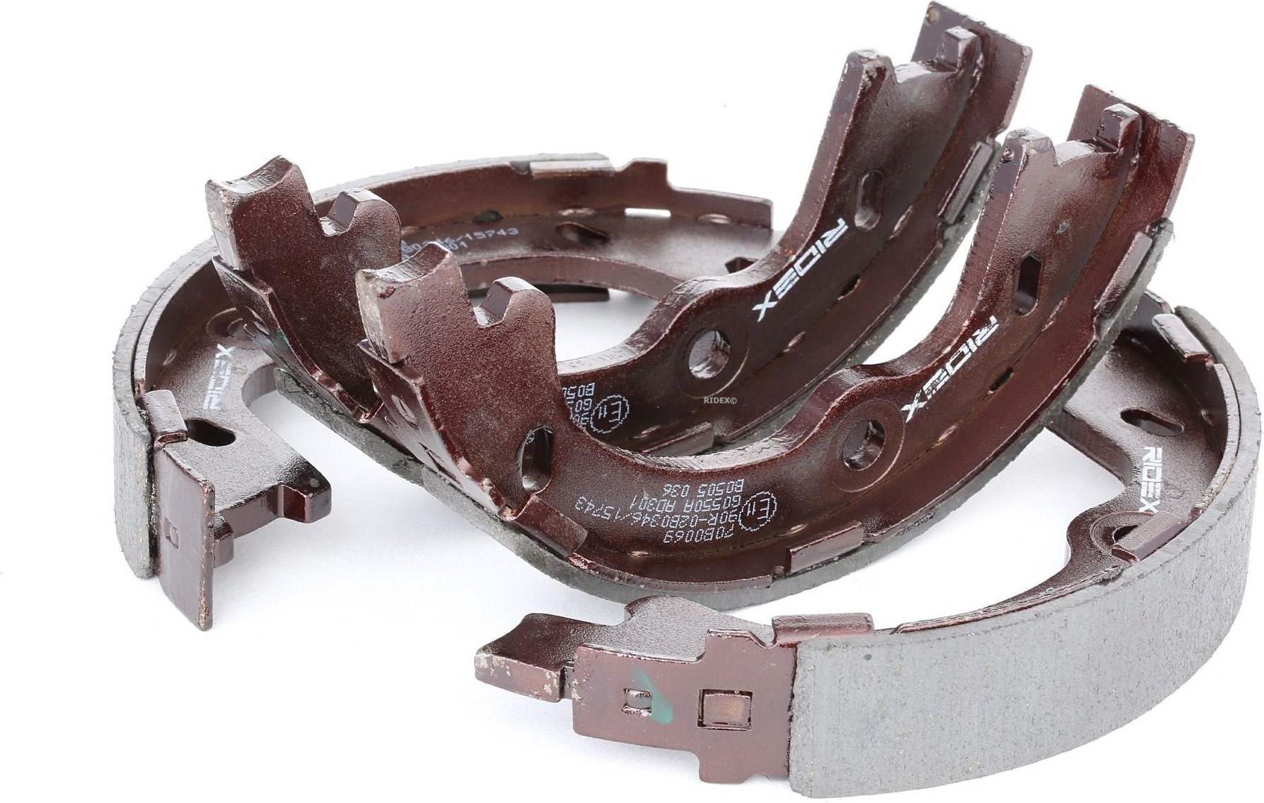 RIDEX Bremsbacken Hinterachse 70B0069 Trommelbremsbacken,Bremsbackensatz HYUNDAI,KIA,ix35 (LM, EL, ELH),i30 (FD),i30 (GD...