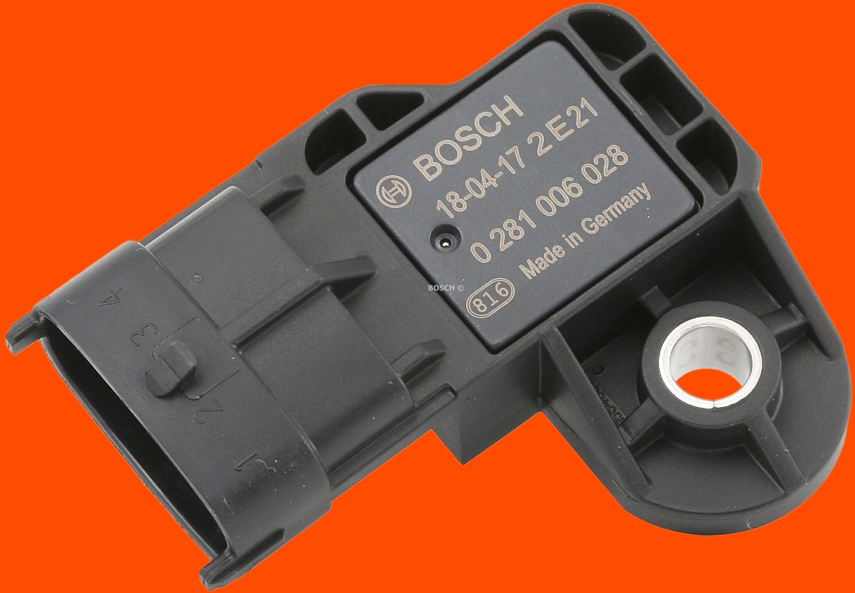 BOSCH Saugrohrdrucksensor 0 281 006 028 Ladedrucksensor,Abgasdrucksensor OPEL,FORD,RENAULT,Corsa D Schrägheck (S07),Cors...