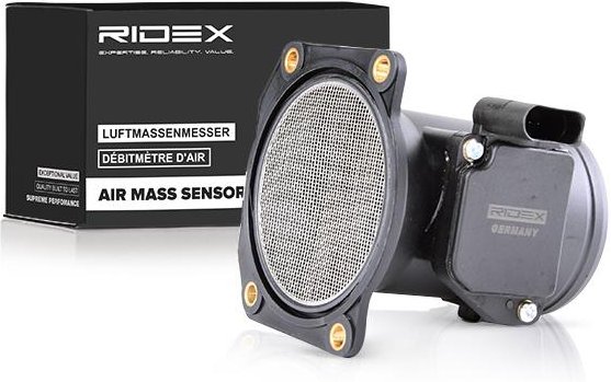 RIDEX Luftmassenmesser mit Gehäuse 3926A0013 LMM,Luftmengenmesser VW,AUDI,SKODA,Golf IV Schrägheck (1J1)