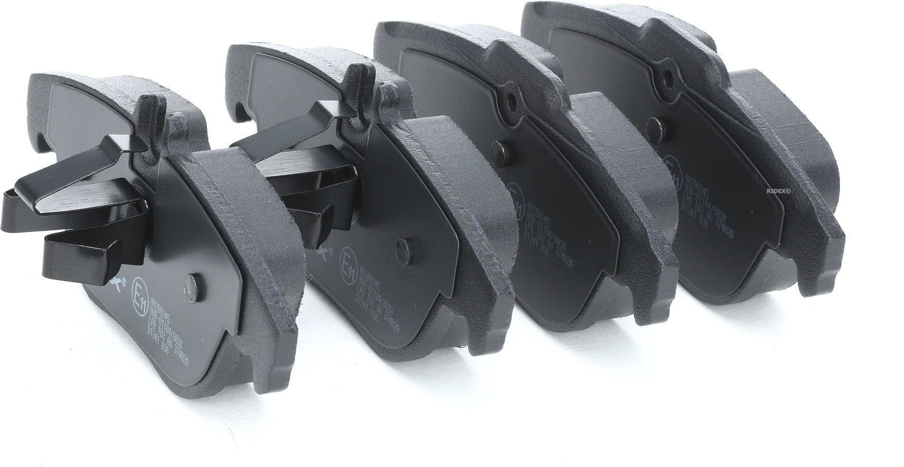 RIDEX Bremsbelagsatz Hinterachse 402B0245 Bremsbeläge,Bremsklötze MERCEDES-BENZ,C-Klasse Limousine (W204),C-Klasse T-mod...